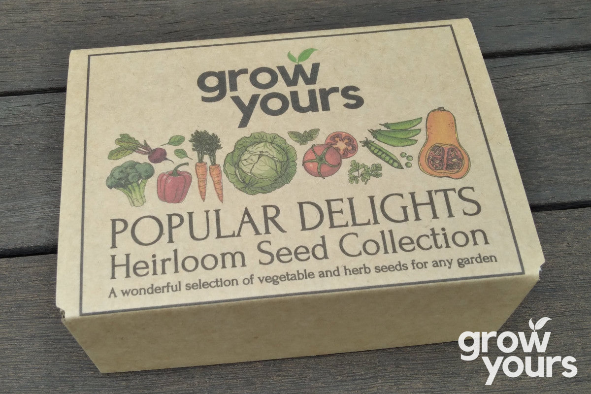 Popular Delights Heirloom Seed Collection - Seed Kit - Gift Box