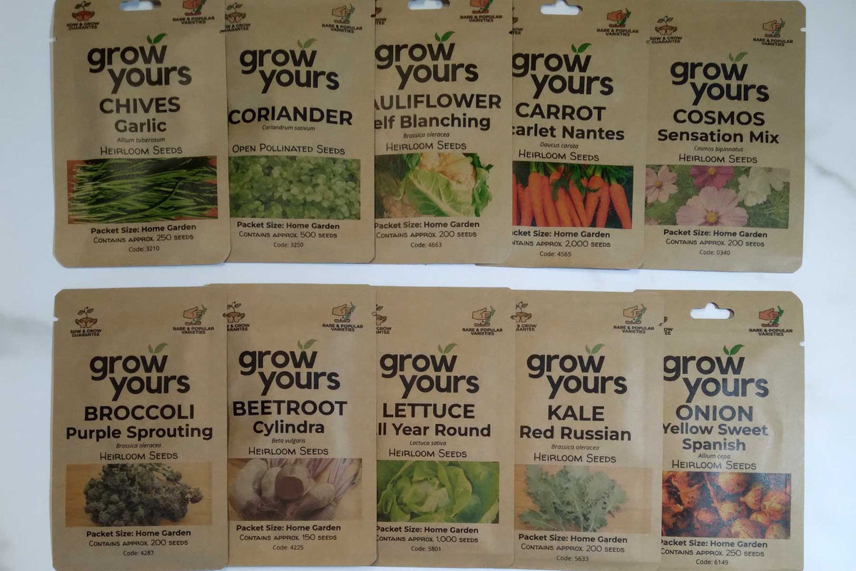 Premium Heirloom Seeds NZ Vegetable Seed Catalogue Order Online
