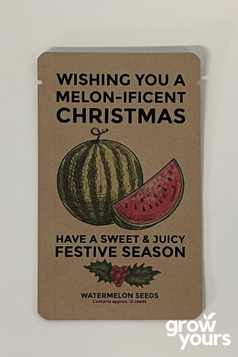 Watermelon - Festive Season Christmas Seed Packet
